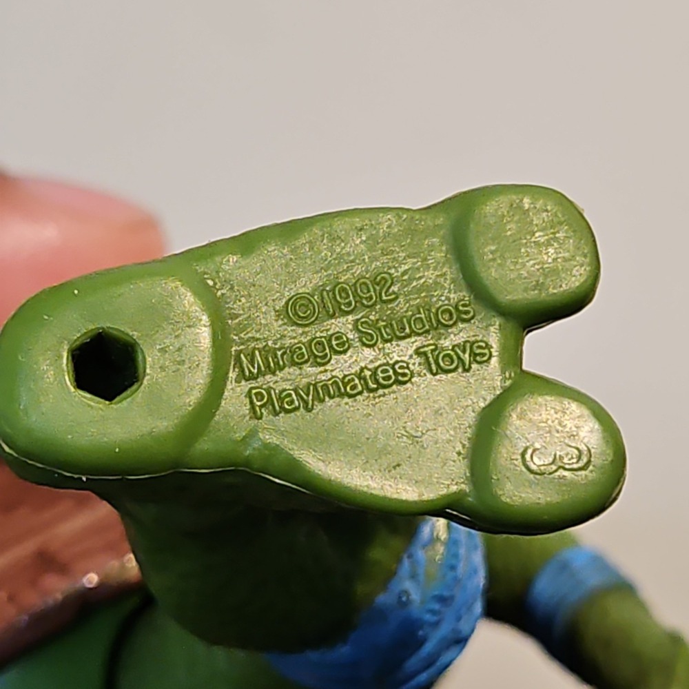 Vintage 1992 TMNT Movie Star Leo Teenage Mutant Ninja Turtles Mirage Studios - Picture 5 of 5